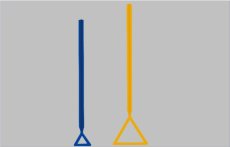 Disposable cell spreader, 240×60mm, triangle-shaped